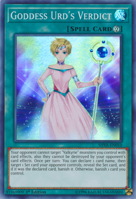 Goddess Urd's Verdict [SHVA-EN010] Super Rare | GnG Games