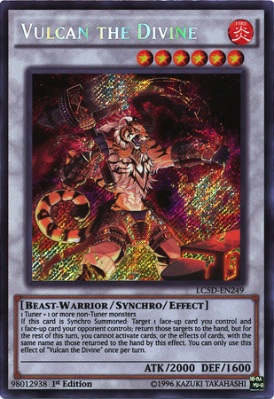 Vulcan the Divine [LC5D-EN249] Secret Rare | GnG Games