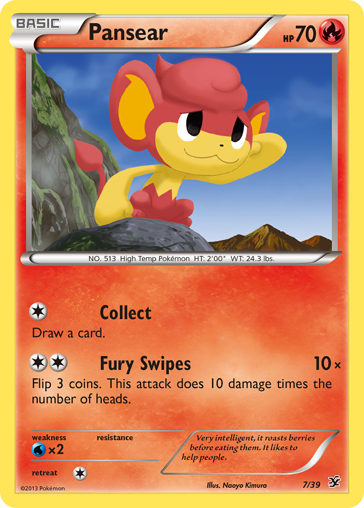 Pansear (7/39) [XY: Kalos Starter Set] | GnG Games