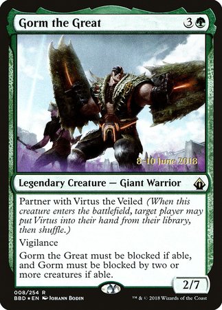 Gorm the Great [Battlebond Promos] | GnG Games