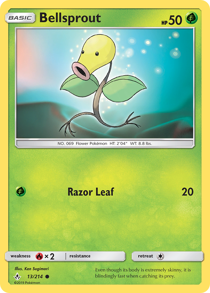 Bellsprout (13/214) [Sun & Moon: Unbroken Bonds] | GnG Games