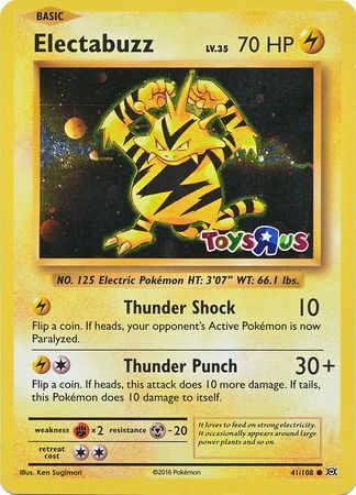 Electabuzz (41/108) (Toys R Us Promo) [XY: Evolutions] | GnG Games