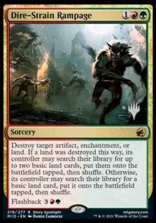 Dire-Strain Rampage (Promo Pack) [Innistrad: Midnight Hunt Promos] | GnG Games