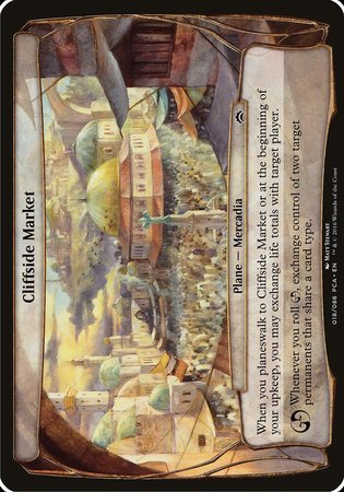 Cliffside Market (Planechase Anthology) [Planechase Anthology Planes] | GnG Games