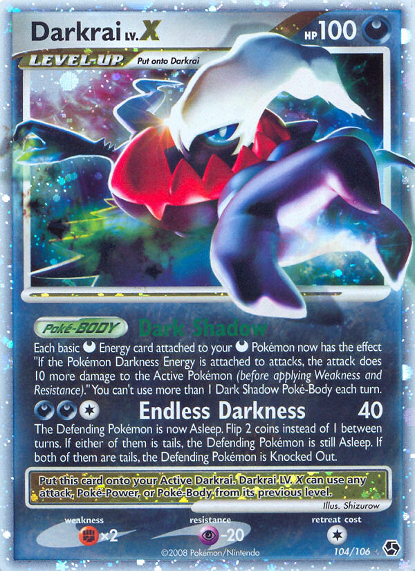 Darkrai LV.X (104/106) [Diamond & Pearl: Great Encounters] | GnG Games