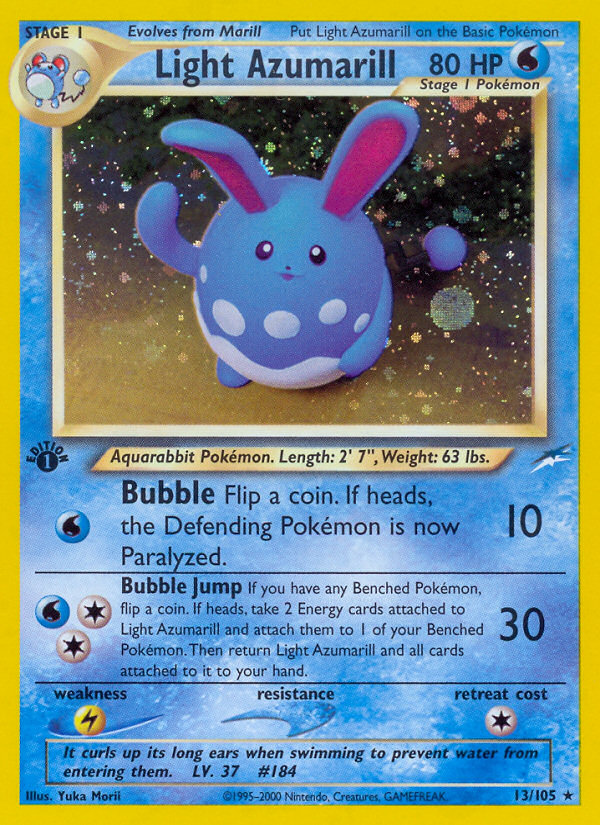 Light Azumarill (13/105) [Neo Destiny 1st Edition] | GnG Games