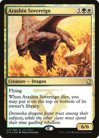 Arashin Sovereign [Dragons of Tarkir Promos] | GnG Games