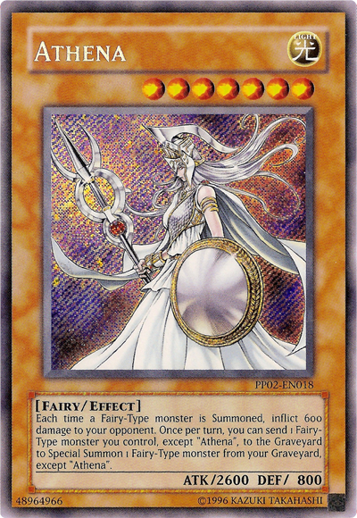 Athena [PP02-EN018] Secret Rare | GnG Games