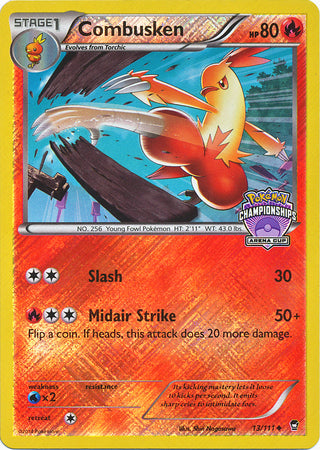 Combusken (13/111) (States Championship Promo) [XY: Furious Fists] | GnG Games