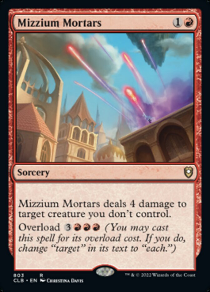 Mizzium Mortars [Commander Legends: Battle for Baldur's Gate] | GnG Games