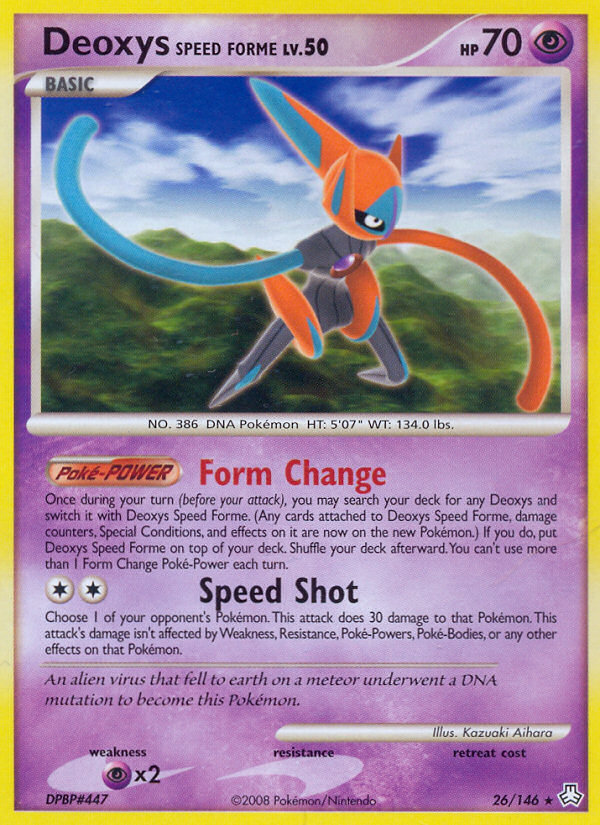 Deoxys Speed Forme (26/146) [Diamond & Pearl: Legends Awakened] | GnG Games