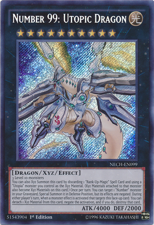 Number 99: Utopic Dragon [NECH-EN099] Secret Rare | GnG Games