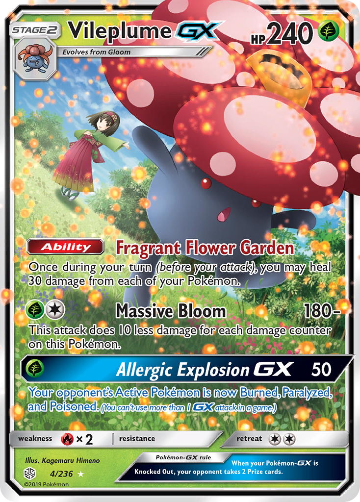 Vileplume GX (4/236) [Sun & Moon: Cosmic Eclipse] | GnG Games