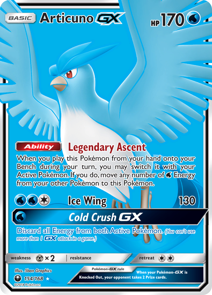 Articuno GX (154/168) [Sun & Moon: Celestial Storm] | GnG Games