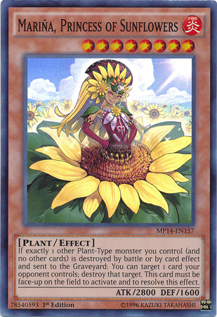 Mariña, Princess of Sunflowers [MP14-EN157] Super Rare | GnG Games