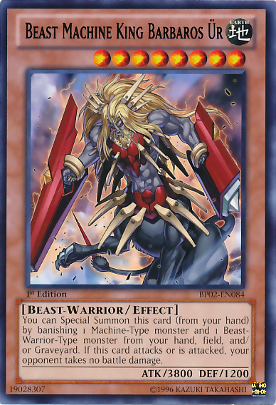 Beast Machine King Barbaros Ur [BP02-EN084] Rare | GnG Games