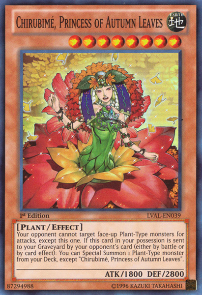 Chirubime, Princess of Autumn Leaves [LVAL-EN039] Super Rare | GnG Games